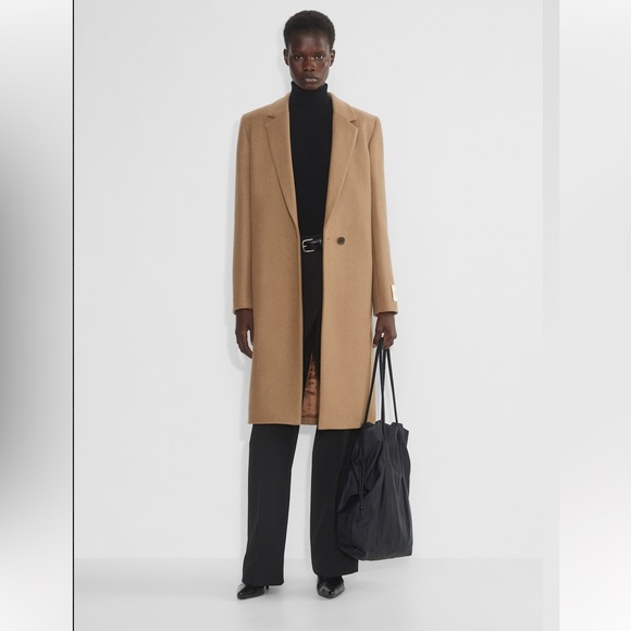 Babaton The New Stedman Coat - Virgin Wool in BLACK - Picture 4 of 8